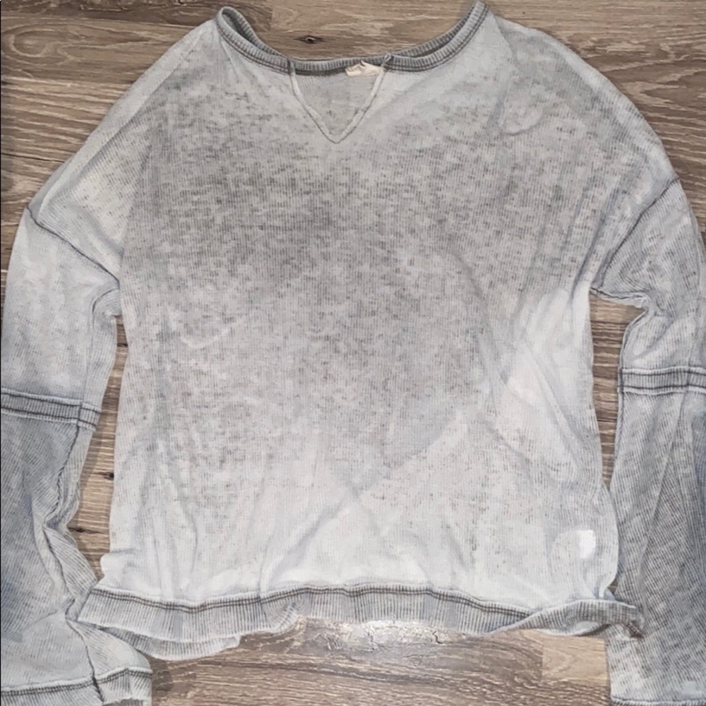 Grey light washed Longsleeve